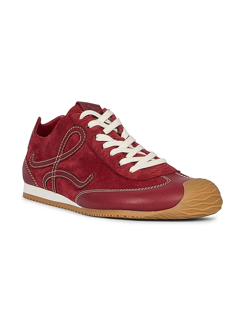 Ballet Runner 2.0 Leather Low-Top Sneakers