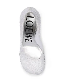 Toy 90MM Rhinestone-Embellished Mesh Pumps
