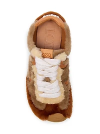 Ballet Runner 2.0 Shearling Low-Top Running Sneakers