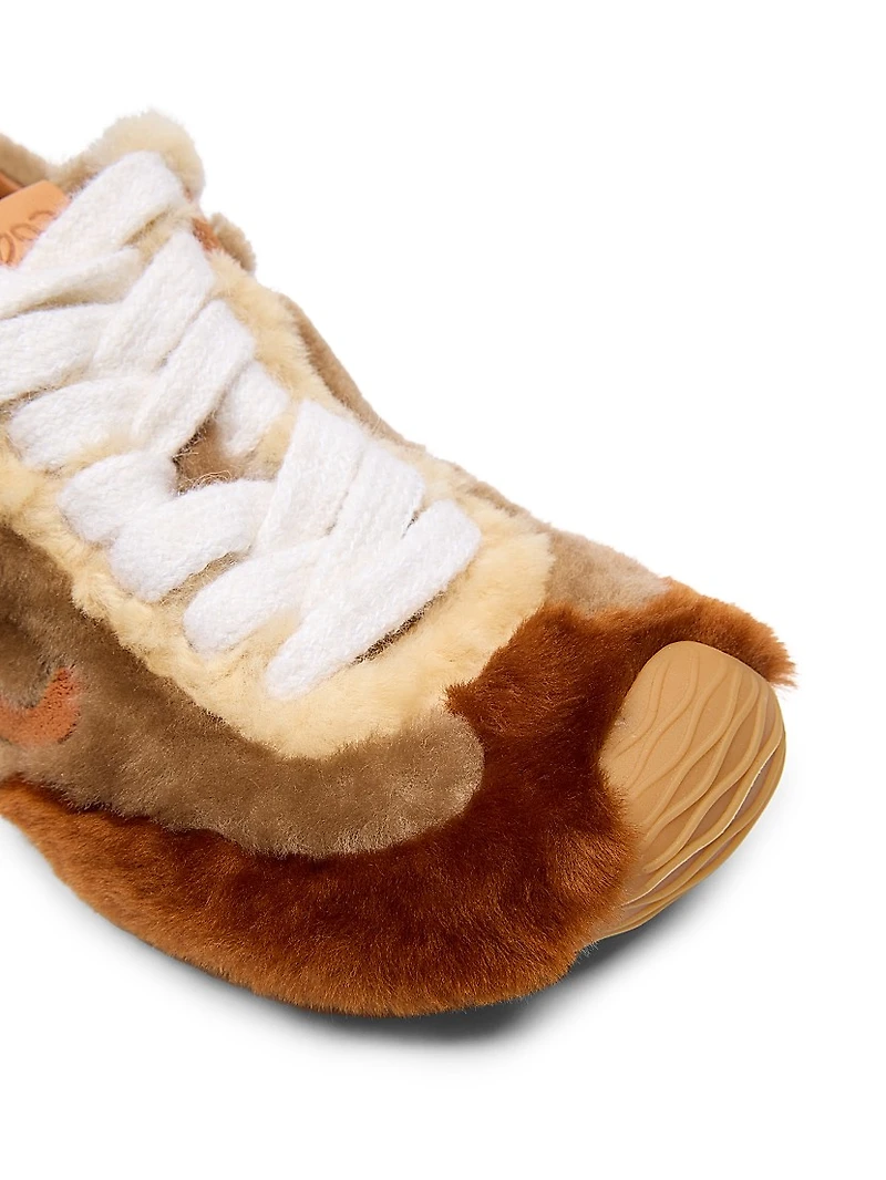 Ballet Runner 2.0 Shearling Low-Top Running Sneakers