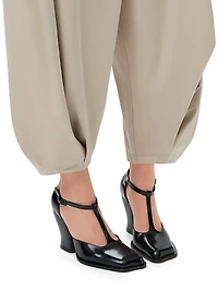 Onda 90MM Leather T-Strap Pumps