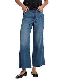 Taylor High-Rise Wide-Leg Crop Jeans