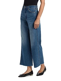 Taylor High-Rise Wide-Leg Crop Jeans