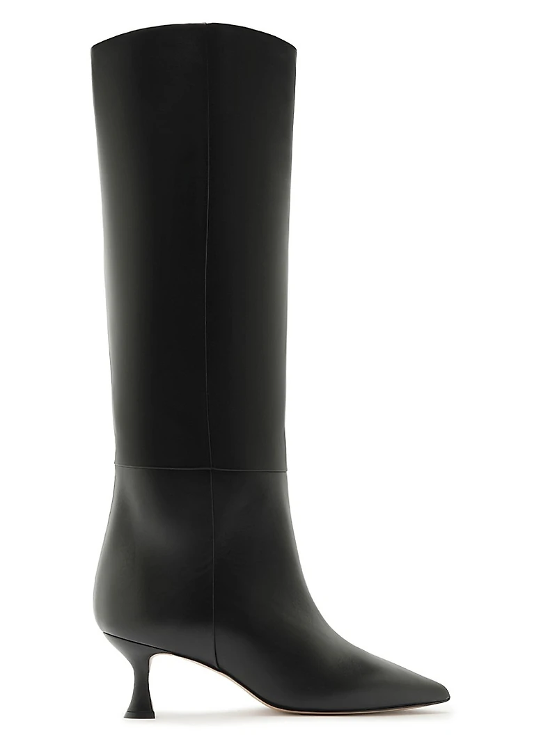 Brena 60MM Leather Knee-High Boots