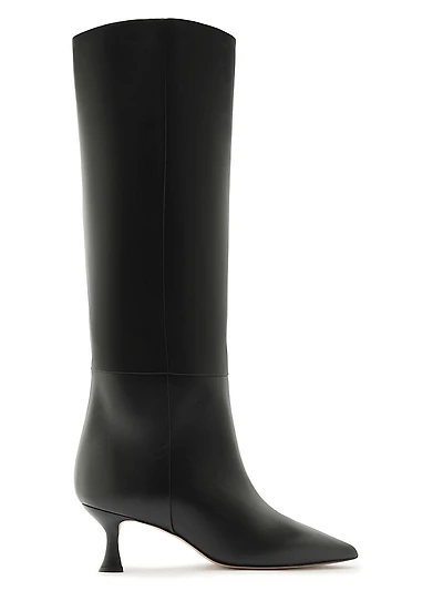 Brena 60MM Leather Knee-High Boots