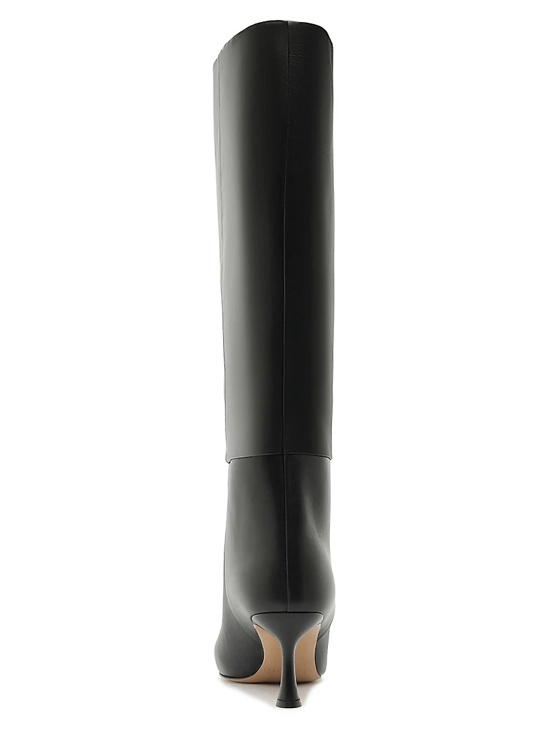 Brena 60MM Leather Knee-High Boots