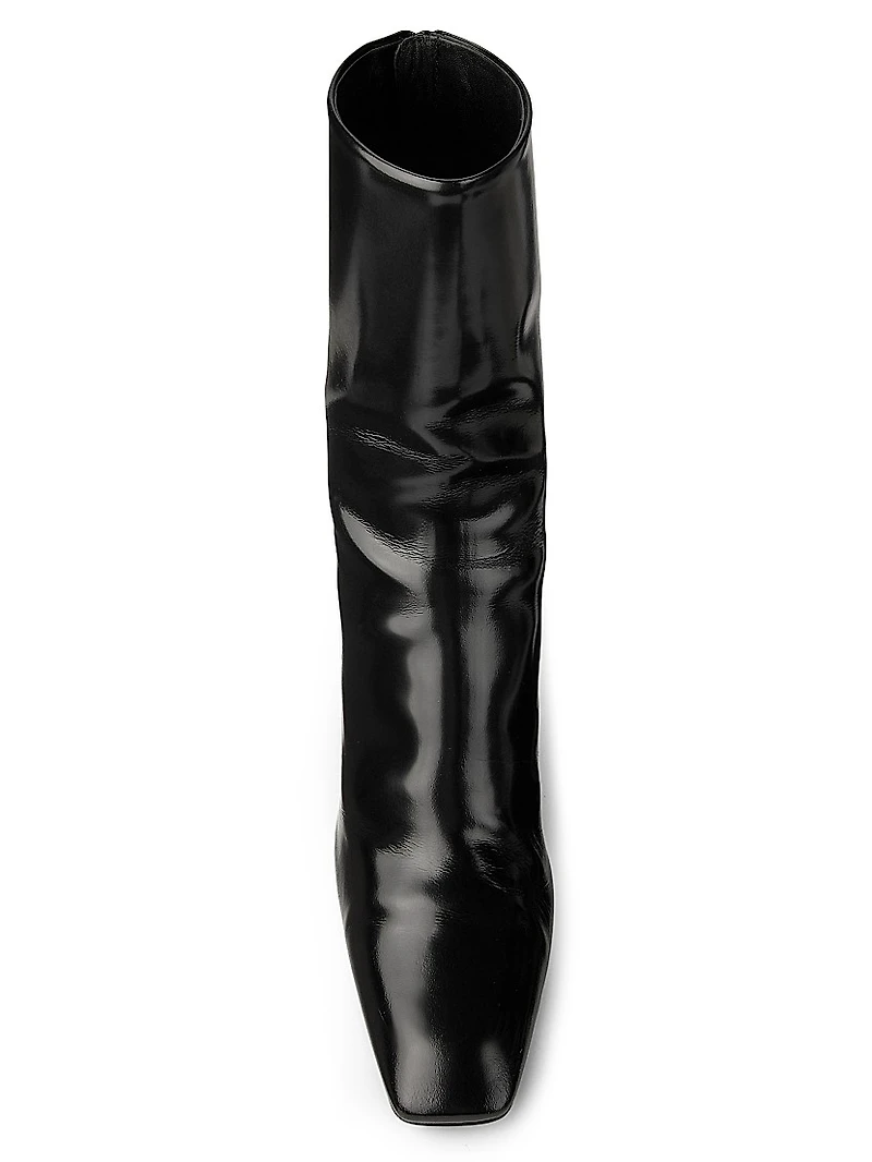 Glossy 85MM Leather Boots