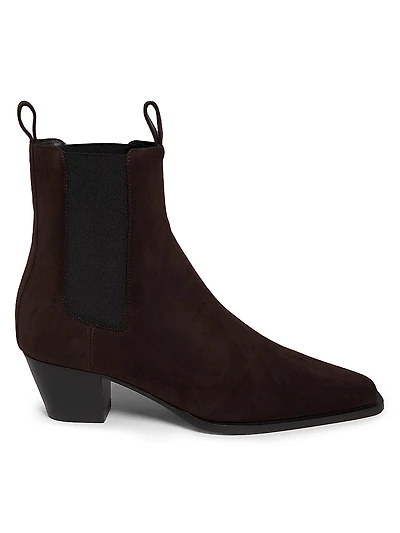 City 55MM Suede Ankle Boots