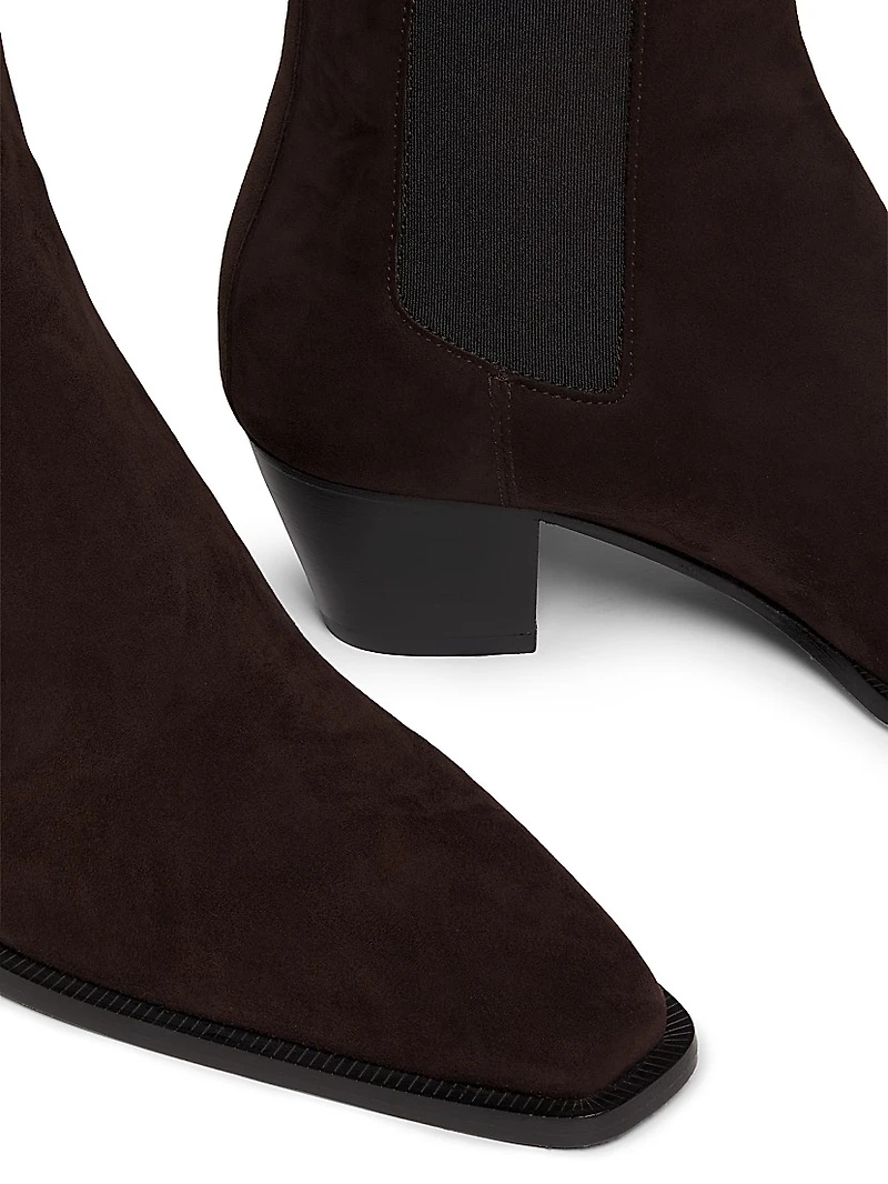 City 55MM Suede Ankle Boots