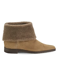 Fold-Down Shearling Boots