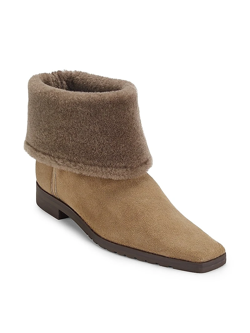 Fold-Down Shearling Boots