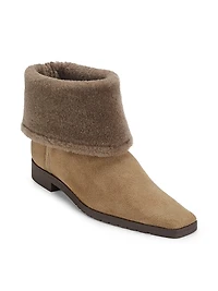 Fold-Down Shearling Boots