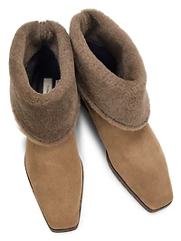 Fold-Down Shearling Boots
