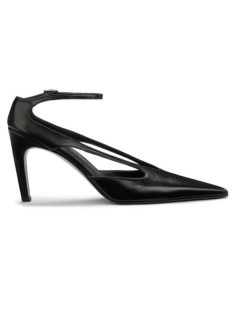 85MM Stiletto Leather Pumps
