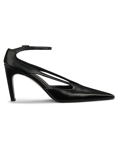 85MM Stiletto Leather Pumps