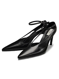 85MM Stiletto Leather Pumps