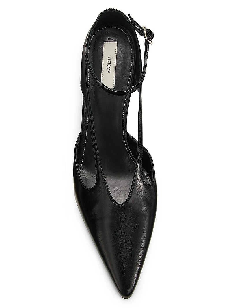 85MM Stiletto Leather Pumps