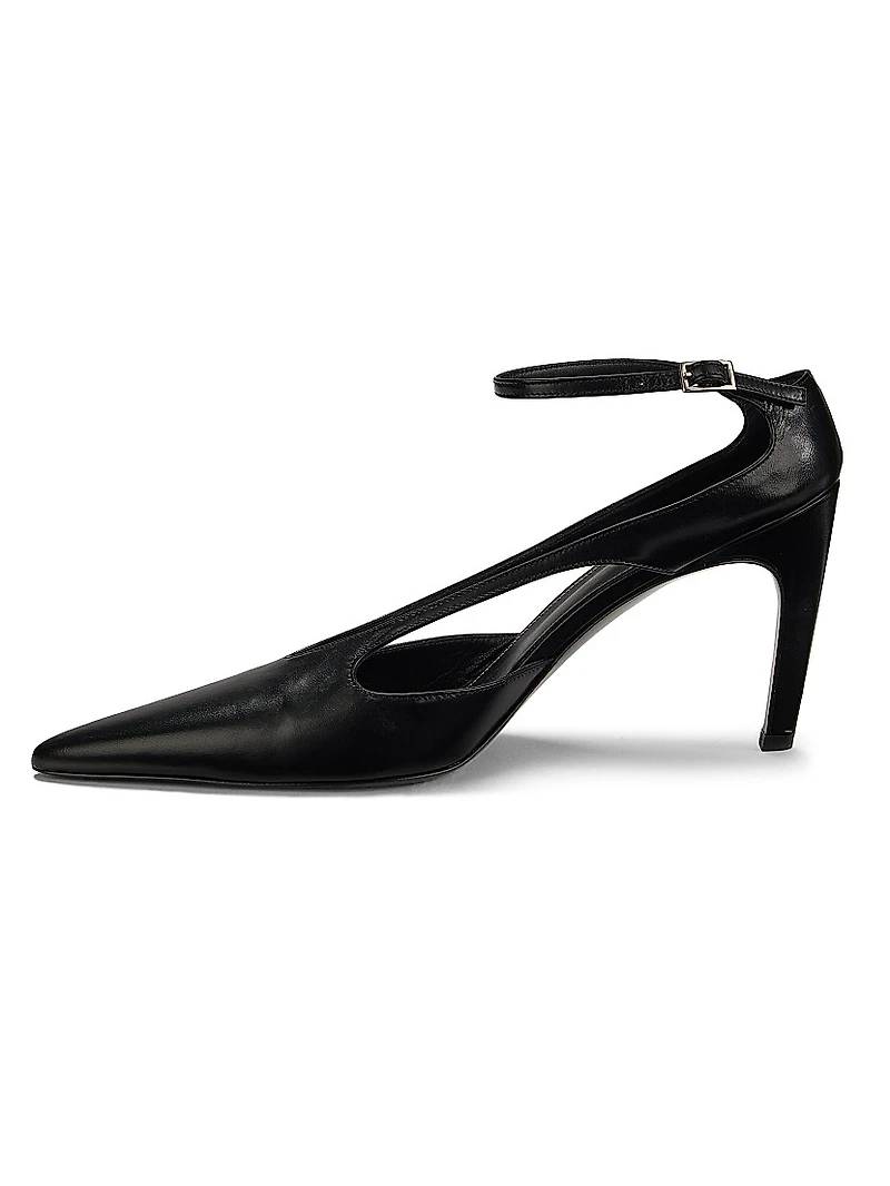 85MM Stiletto Leather Pumps