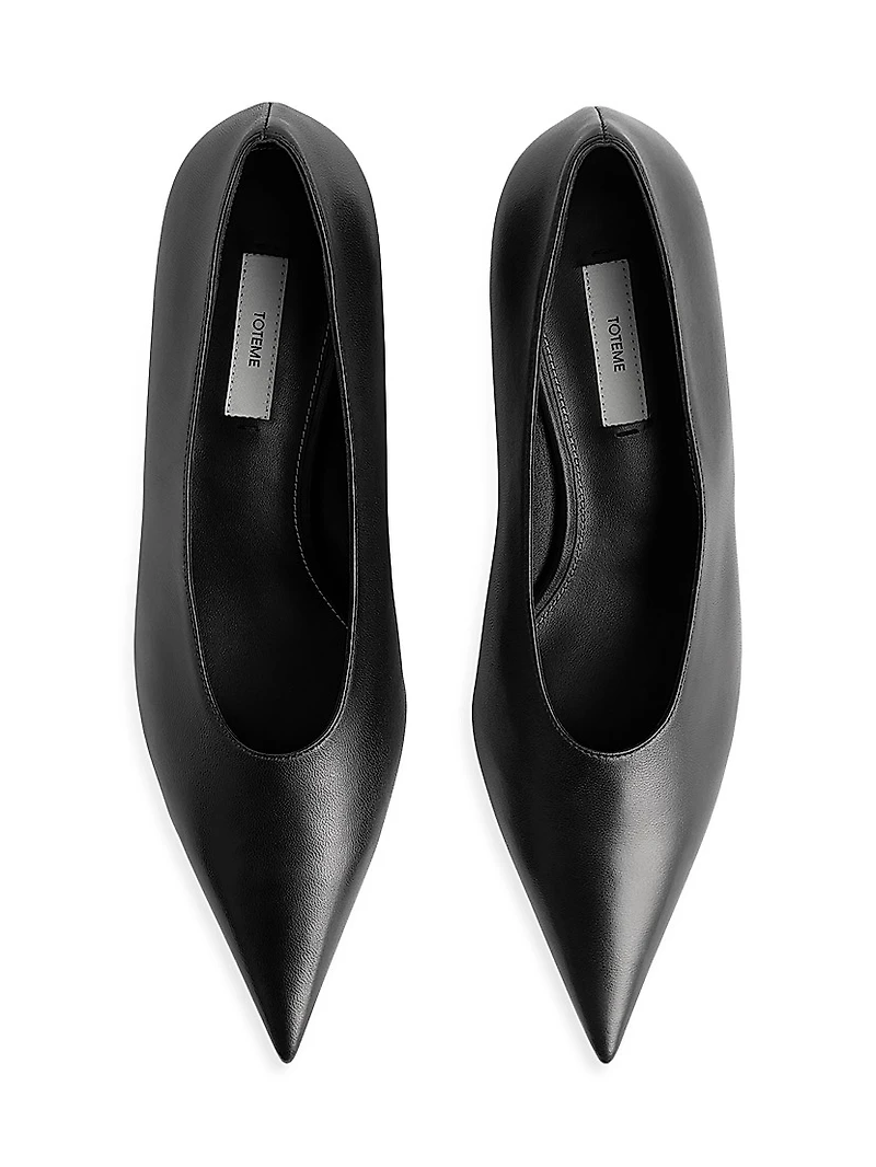 Sharp 35MM Nappa Leather Pumps