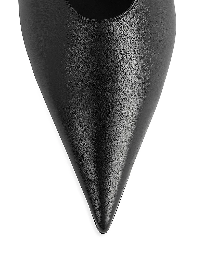 Sharp 35MM Nappa Leather Pumps