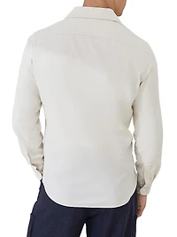 Garment Dyed Easy Fit Shirt Narrow Wale Corduroy