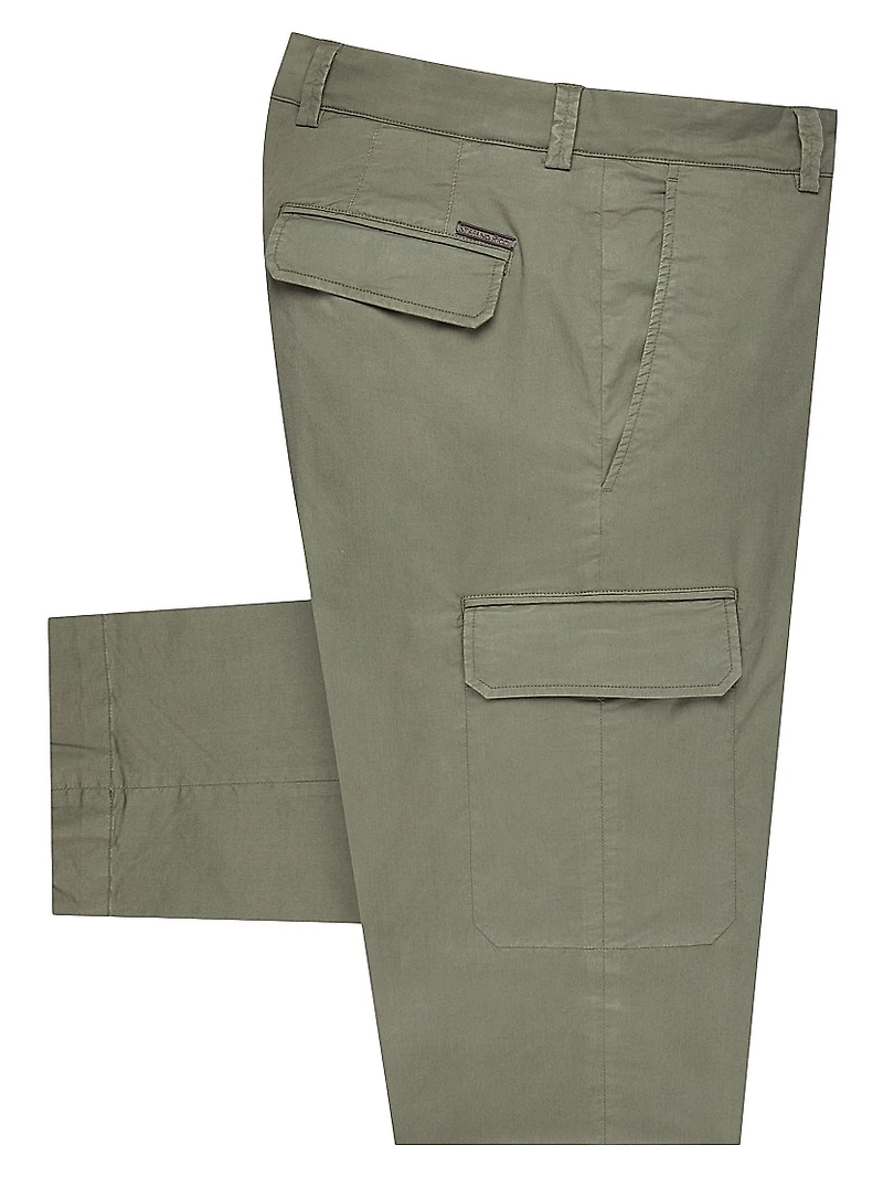 Cotton Blend Sports Trousers
