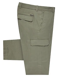 Cotton Blend Sports Trousers