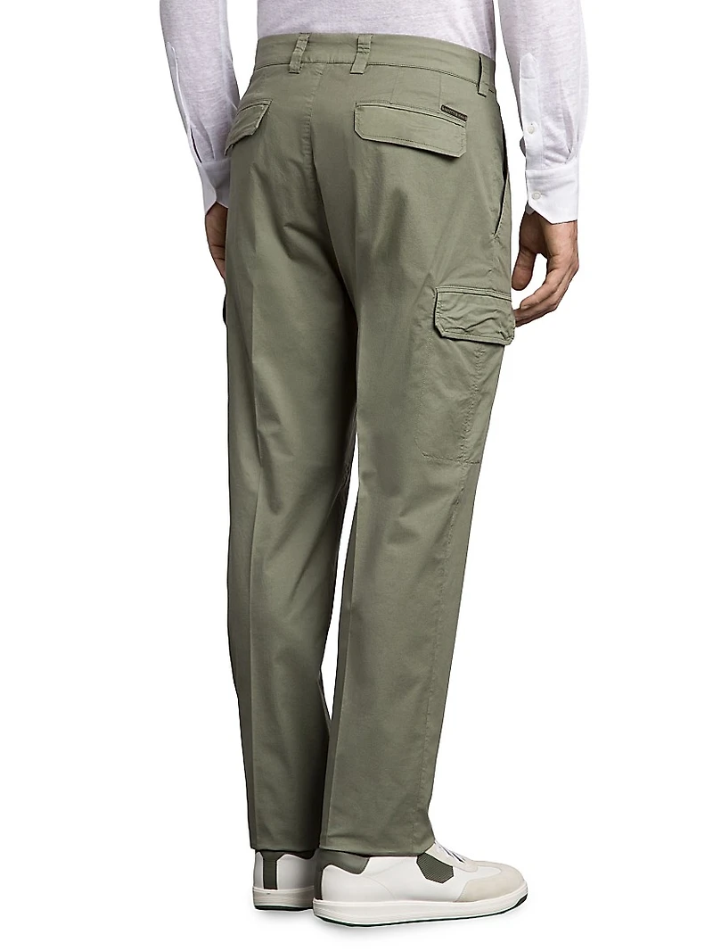 Cotton Blend Sports Trousers