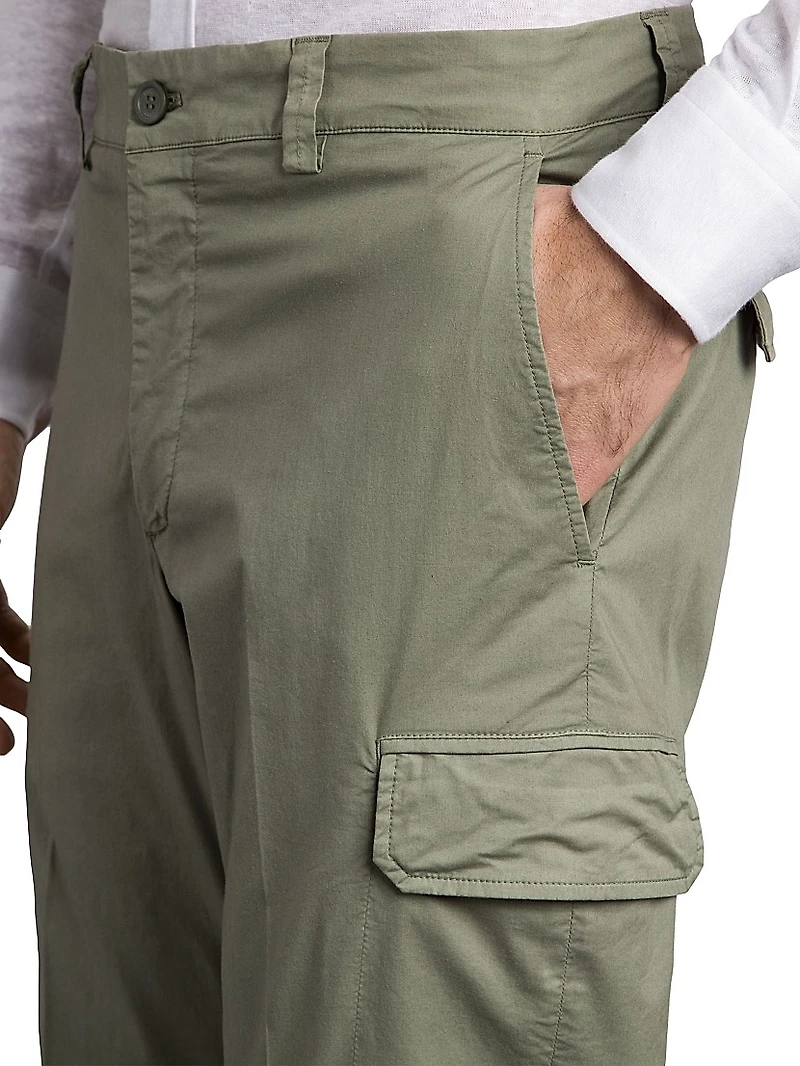 Cotton Blend Sports Trousers