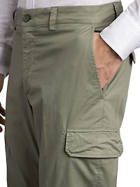 Cotton Blend Sports Trousers