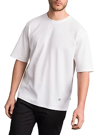 Cotton and Silk Blend T-Shirt