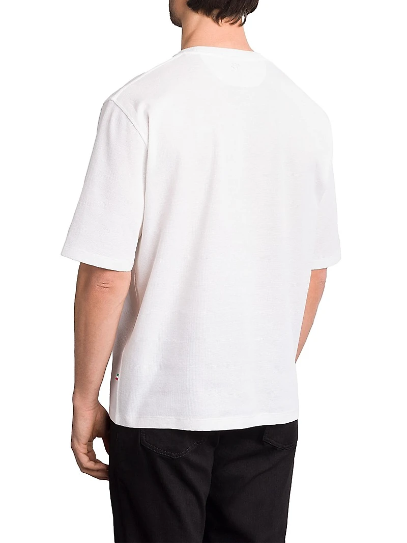 Cotton and Silk Blend T-Shirt
