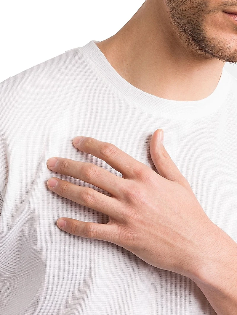 Cotton and Silk Blend T-Shirt