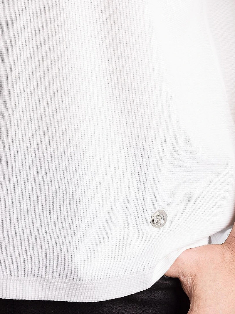 Cotton and Silk Blend T-Shirt