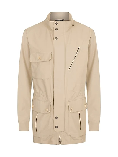 Cotton Blend Field Jacket
