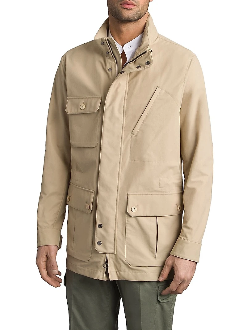Cotton Blend Field Jacket