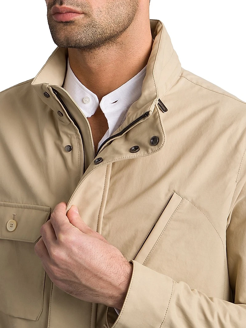 Cotton Blend Field Jacket