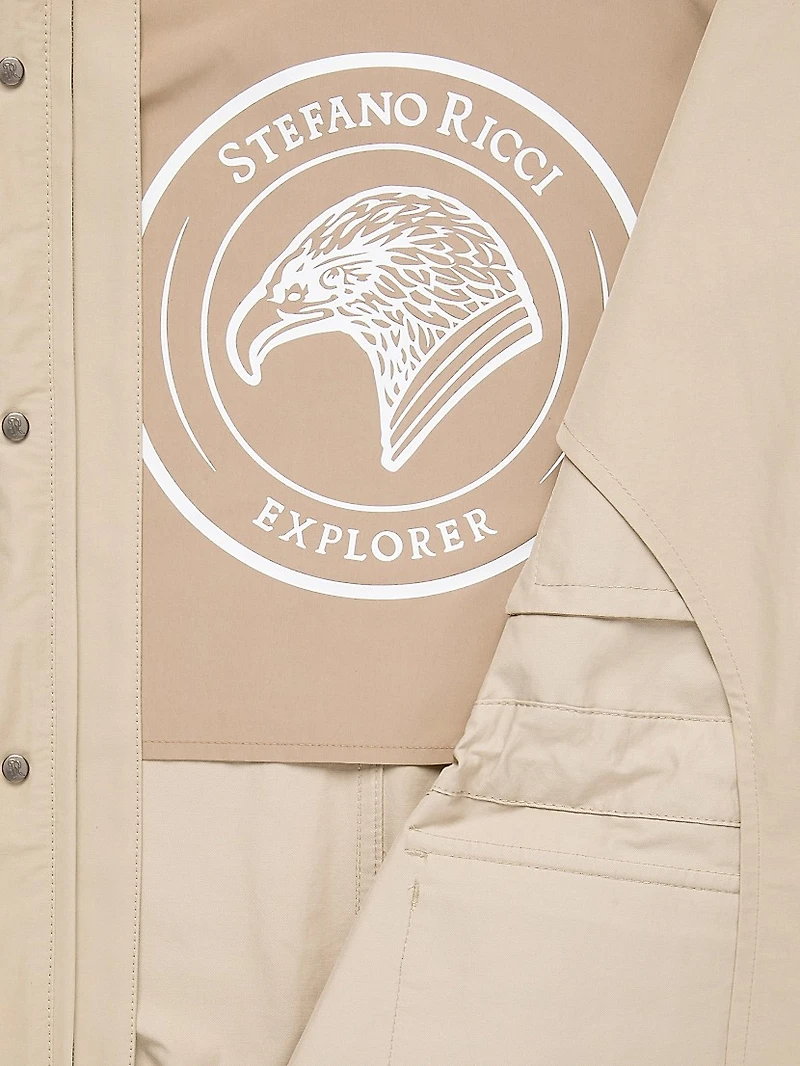 Cotton Blend Field Jacket