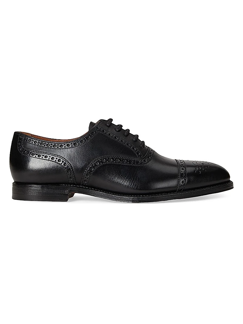 Maestra Perforated Leather Oxfords
