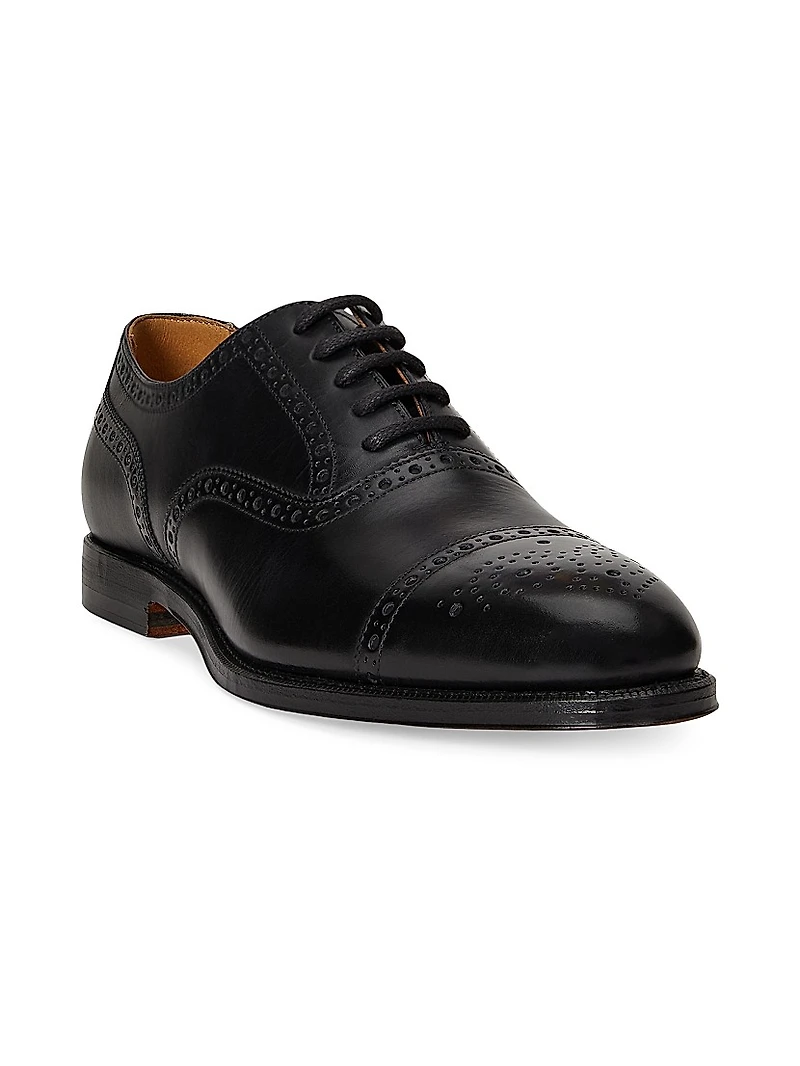 Maestra Perforated Leather Oxfords
