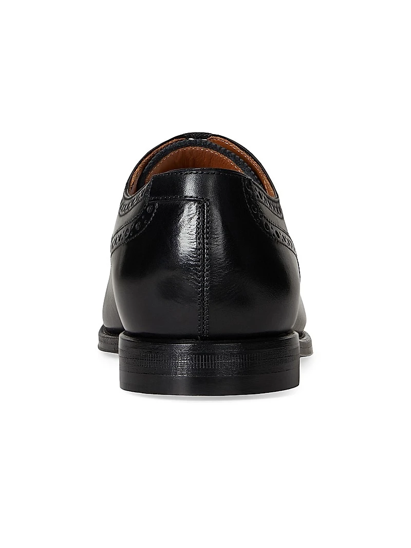 Maestra Perforated Leather Oxfords