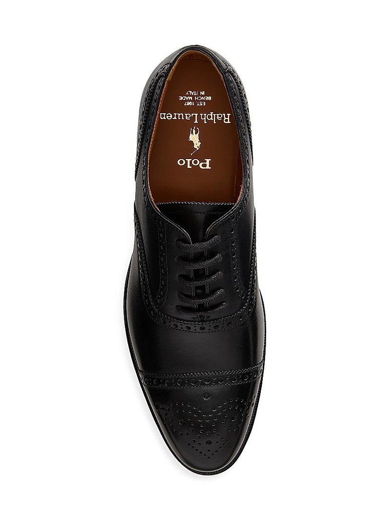 Maestra Perforated Leather Oxfords