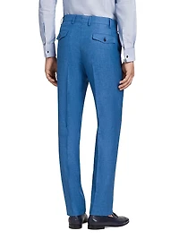 Wool and Linen Blend Trousers