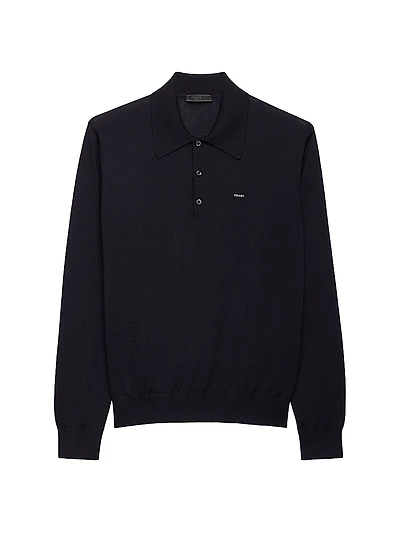 Worsted Wool Polo Shirt