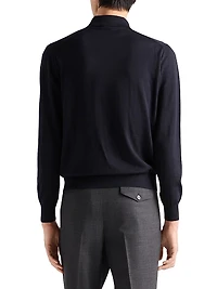 Worsted Wool Polo Shirt