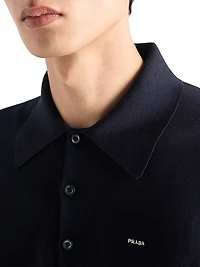Worsted Wool Polo Shirt