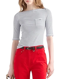 Viscose Boatneck Sweater