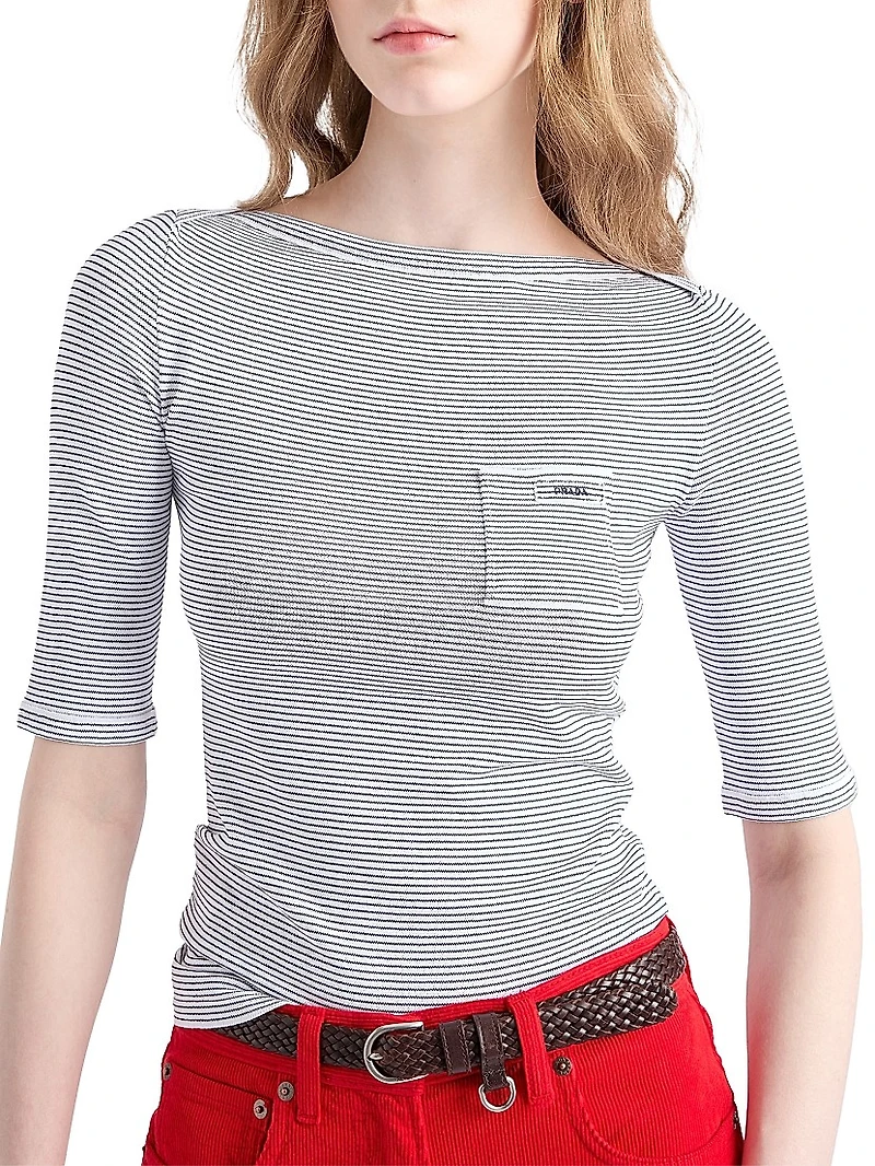 Viscose Boatneck Sweater