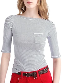 Viscose Boatneck Sweater