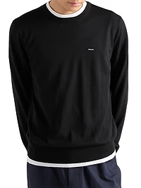 Worsted Wool Crewneck Sweater